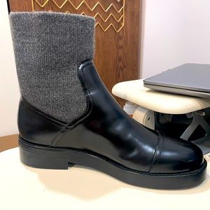 Jcrew never worn Rib Cuff boots in Italian Leather